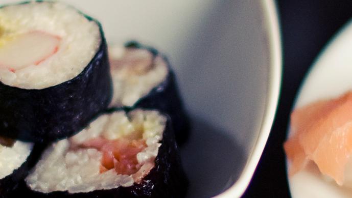 Zelfgemaakte sushi