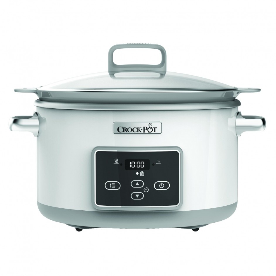 Crock-Pot DuraCeramic Sauté Slow Cooker White 4,7L 