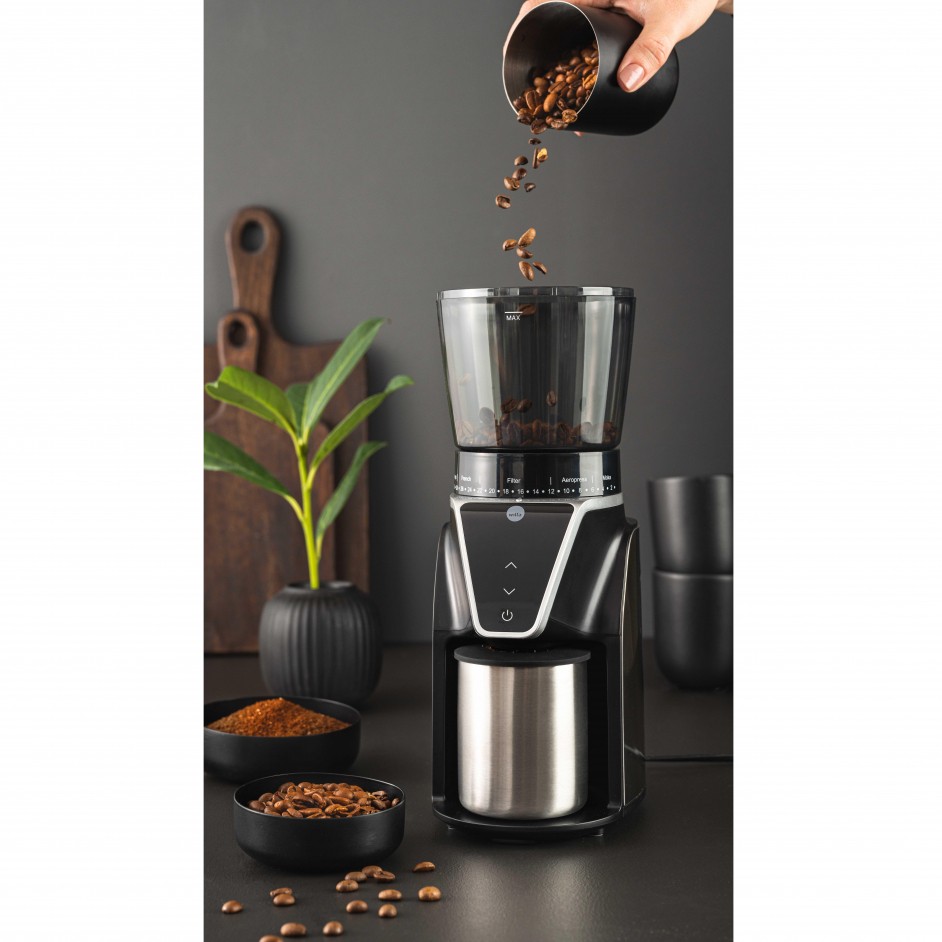 Wilfa Coffee Grinder new design silver