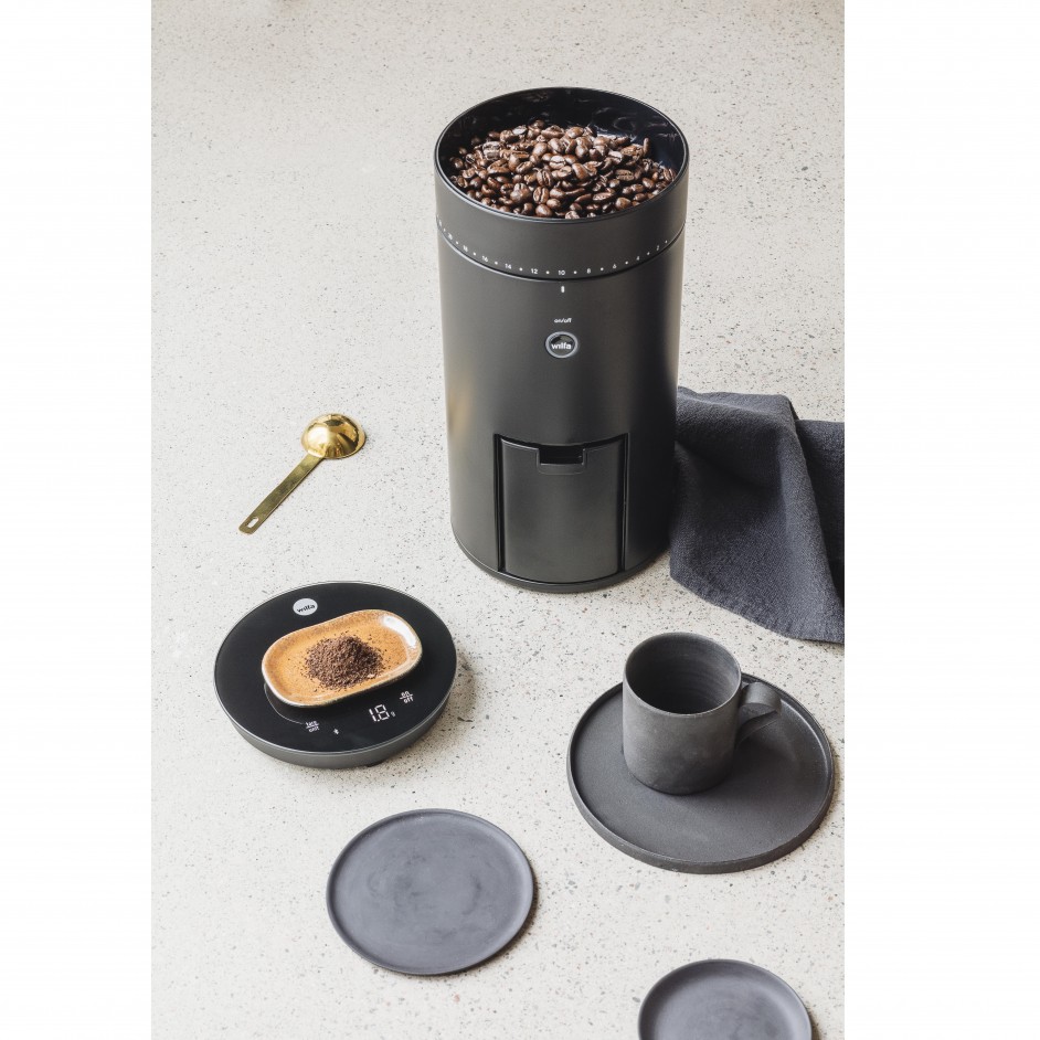 Wilfa Coffee Grinder Top line black + scale