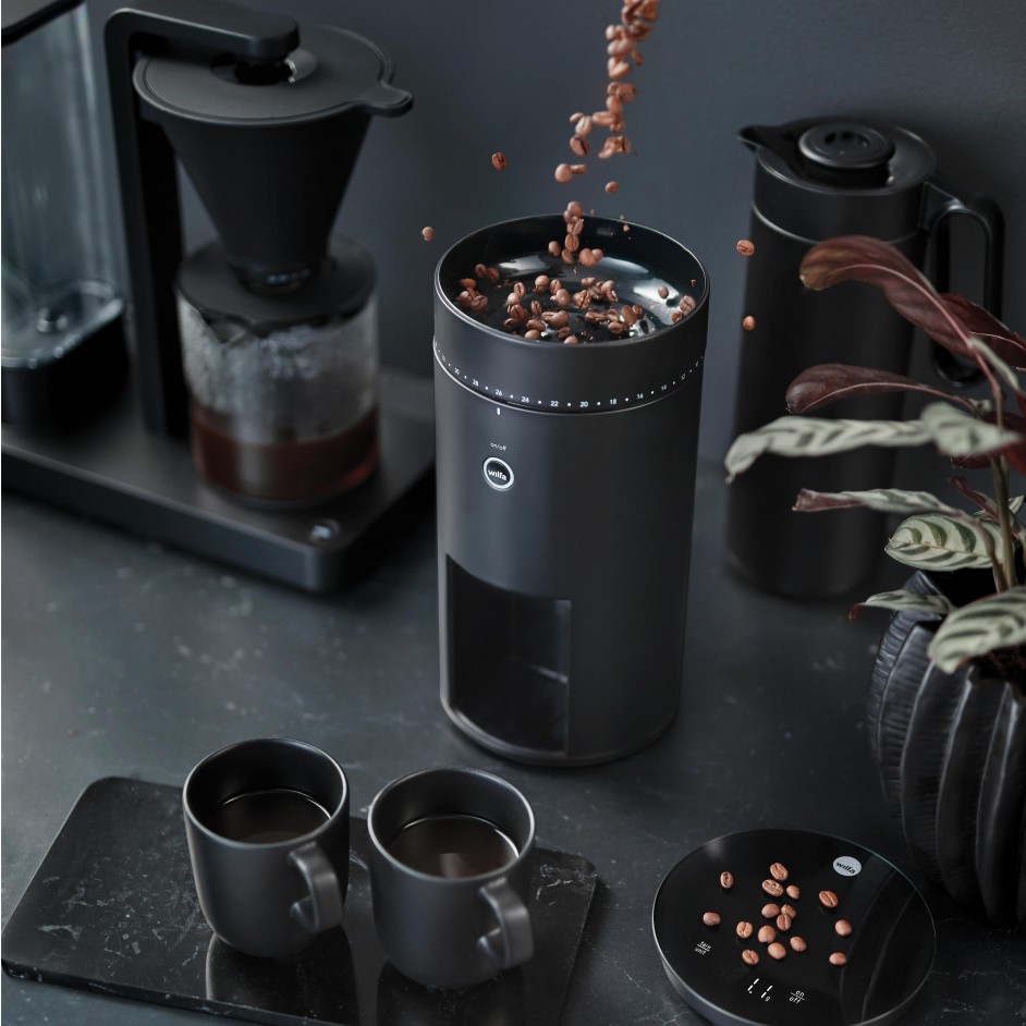 Wilfa Coffee Grinder Top line black + scale