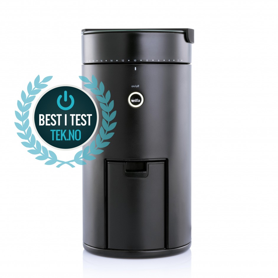 Wilfa Coffee grinder Top Line black + scale