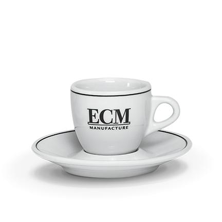 ECM espressokop en schotel