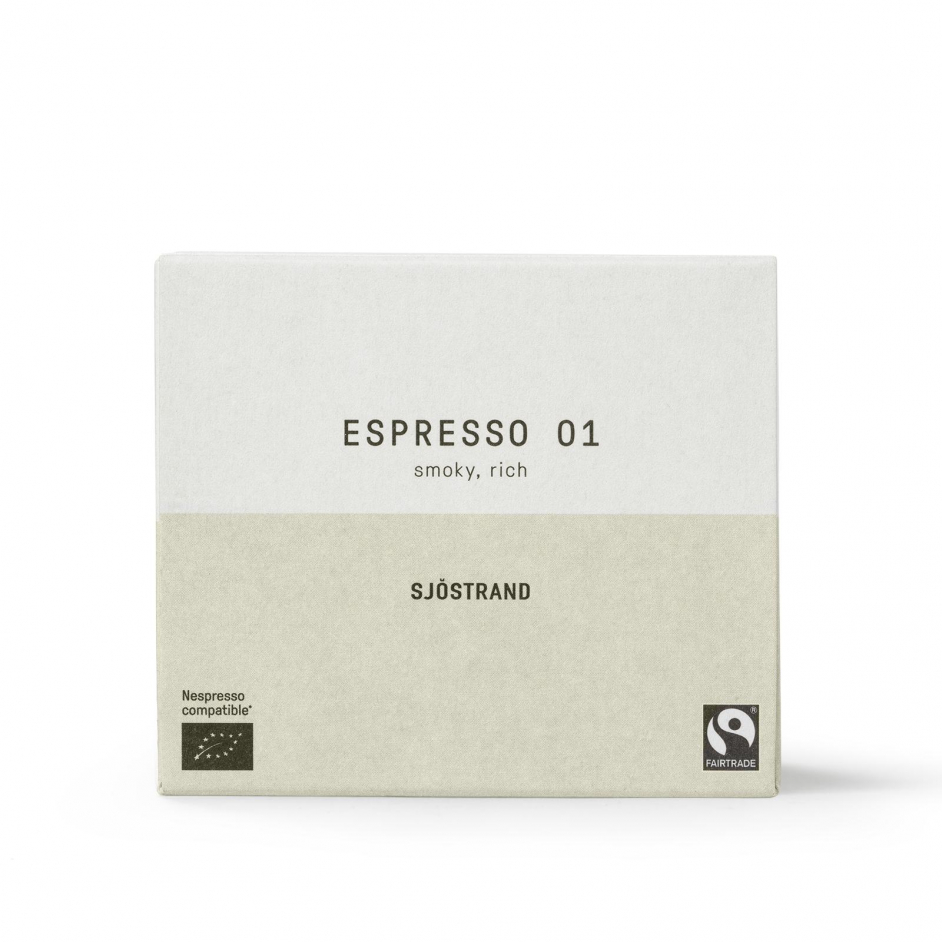 Sjöstrand Espresso 01 Nespresso Capsule 100% organisch