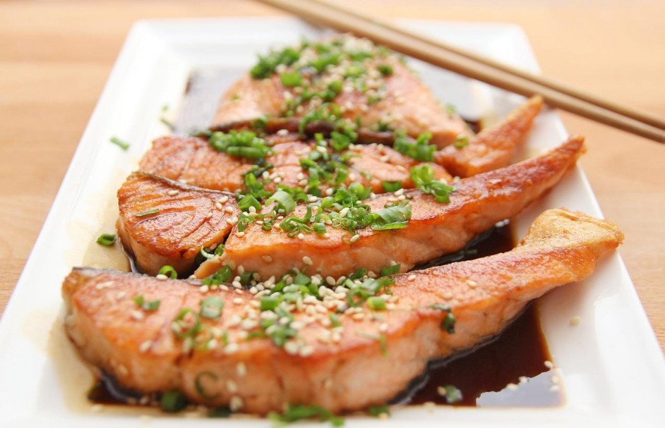Gerecht met zalm
