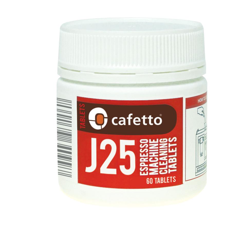 J25 Espresso Cleaning tablets 60st. voor het veilig reiningen van koffieoliën en -resten speciaal geschikt voor volautomatische espressomachines van Jura.