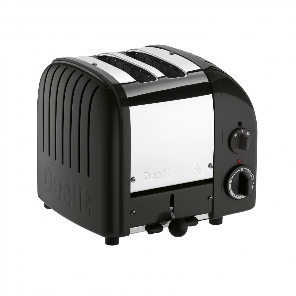 Dualit NewGen 2-slots Mat Zwart / RVS broodrooster